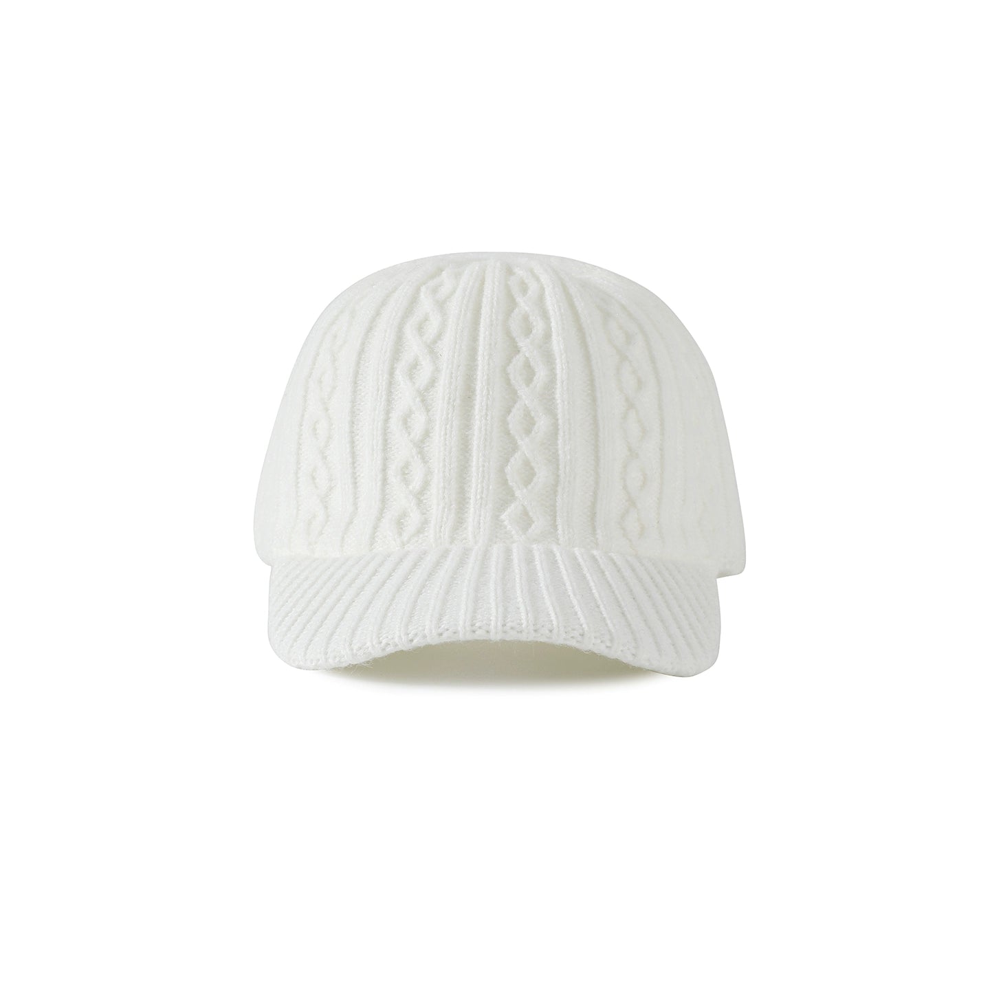 Cable Knit Retro Baseball Cap