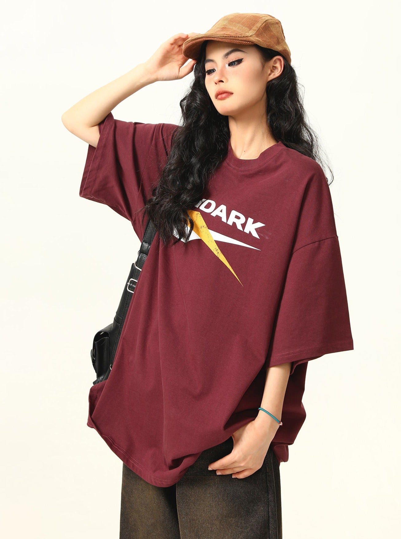 Dark Red Versatile T-Shirt