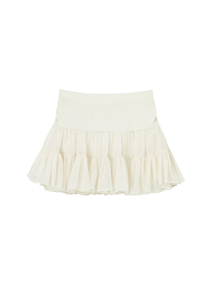 Oberla Shirred A-Line Skirt