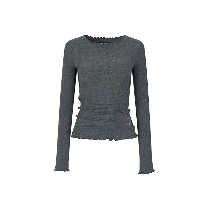 Versatile Wave-Edge Layered Base Top Set-Up