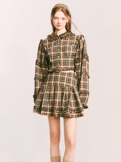 Vintage Plaid -Hemd