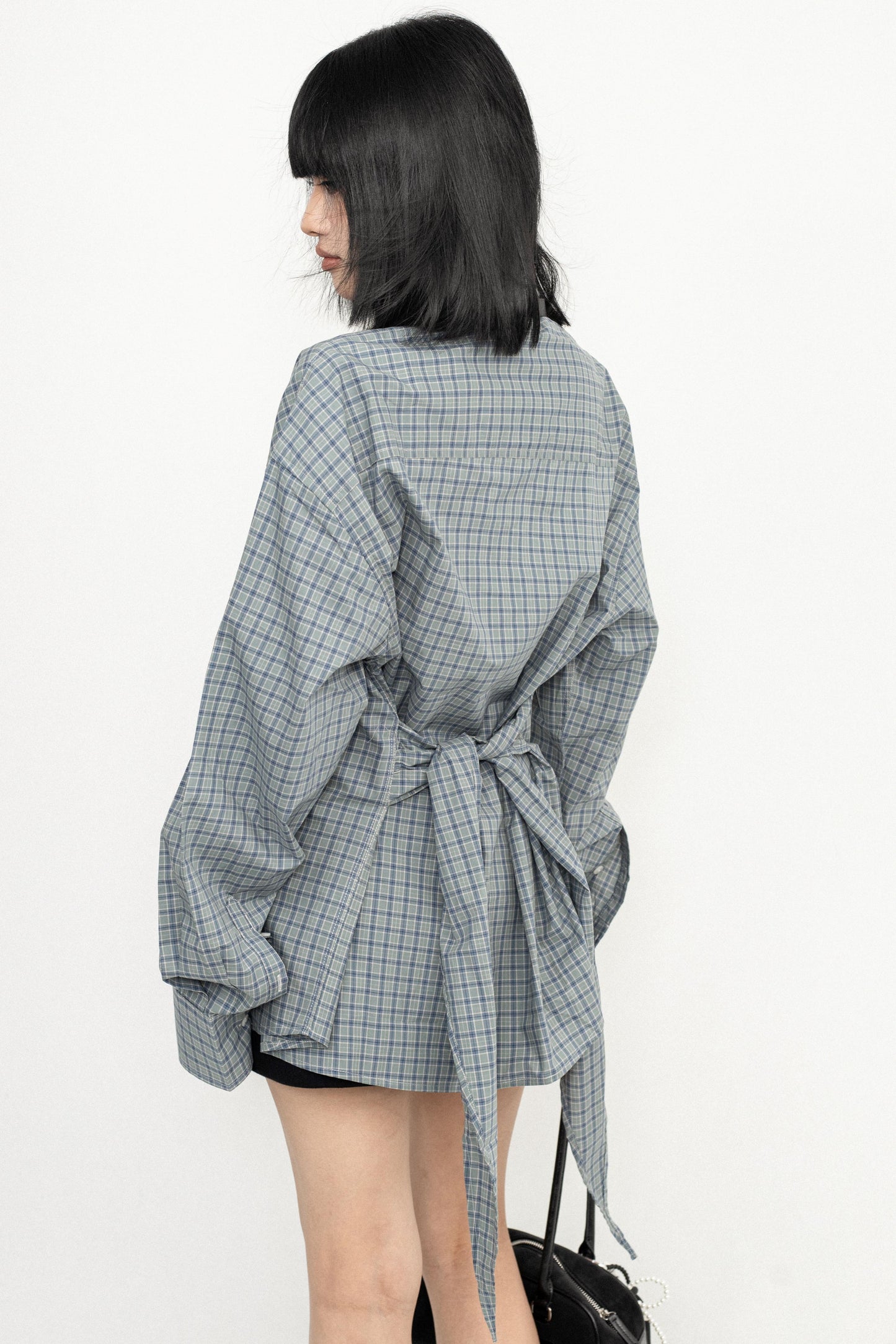 Casual Lace-up Design Shirt