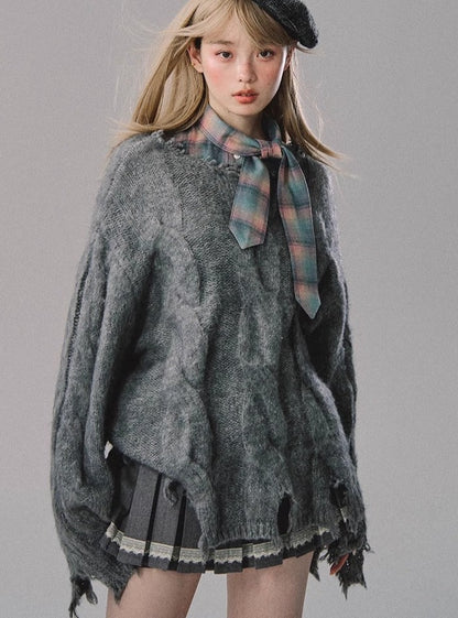 Wolle Premium -Pullover äußere