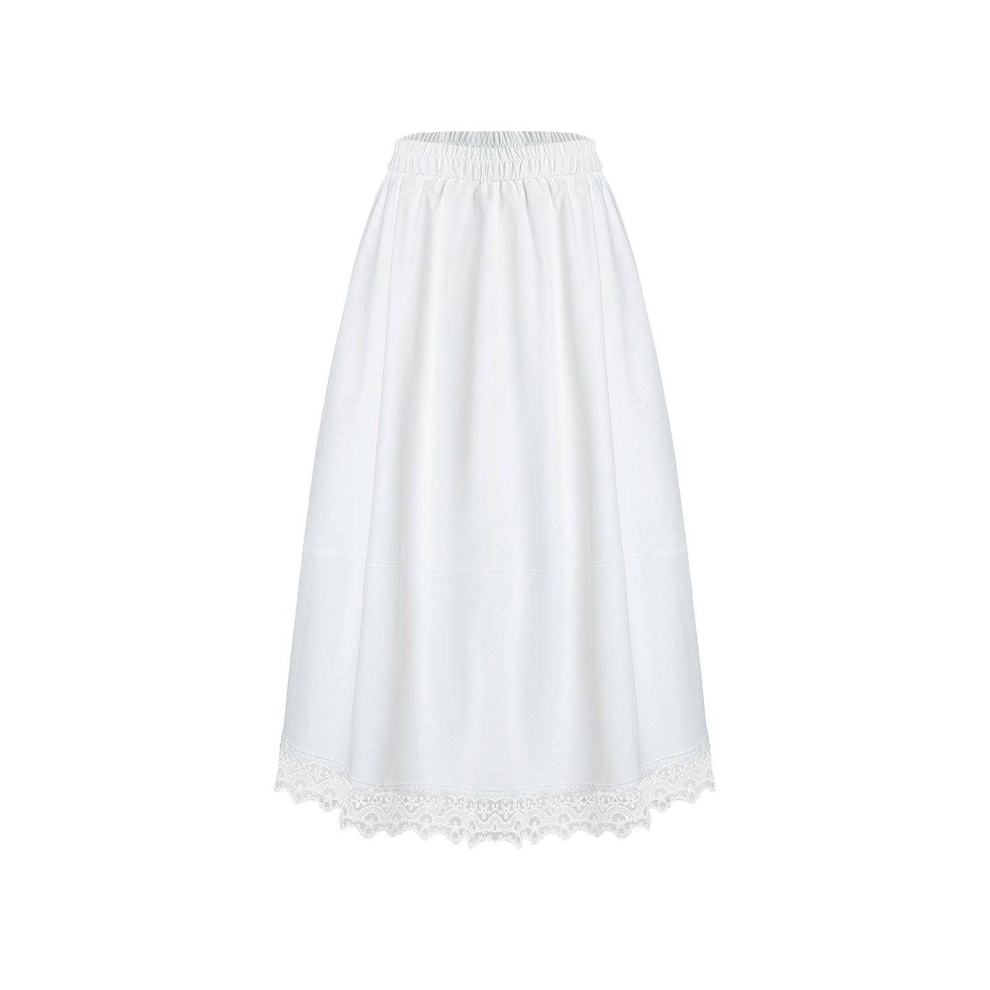 French Vintage Lace Panel Skirt