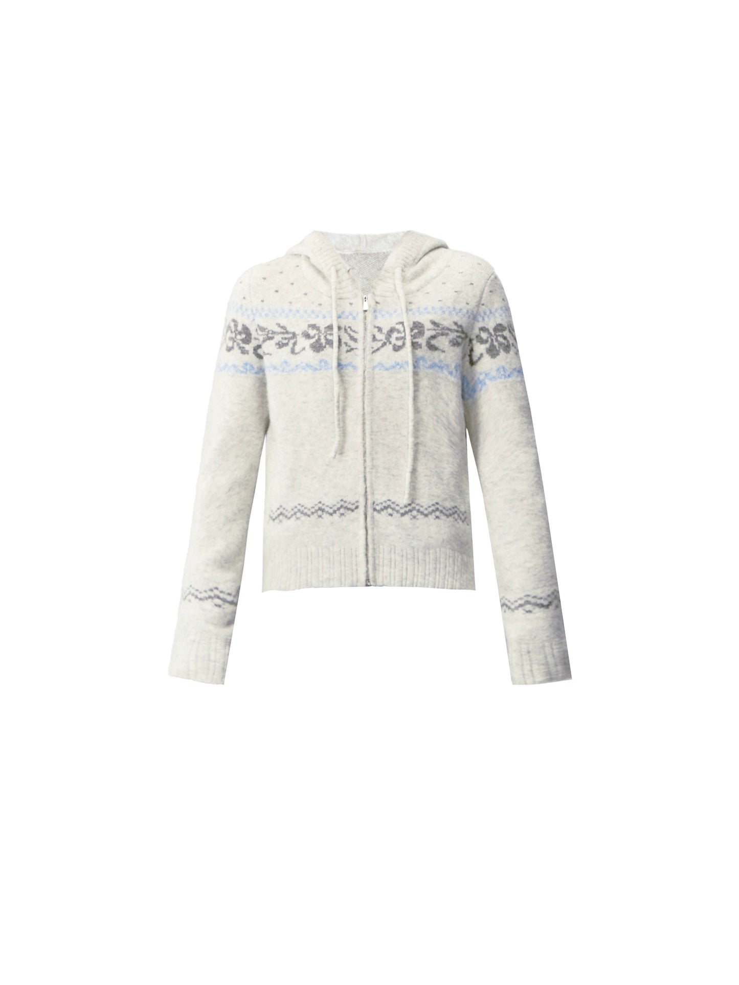 Vintage Hooded Slim Sweater