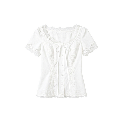 Lace Patchwork Top Set-Up