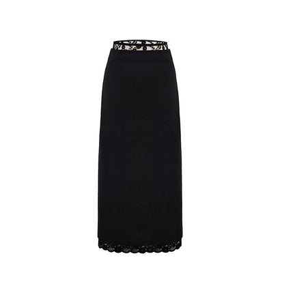 Low Rise Straight Skirt