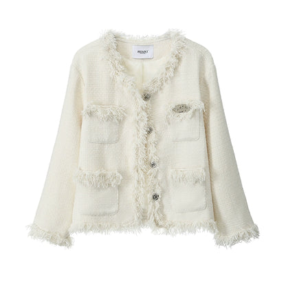 Handmade fringed small fragrant coat