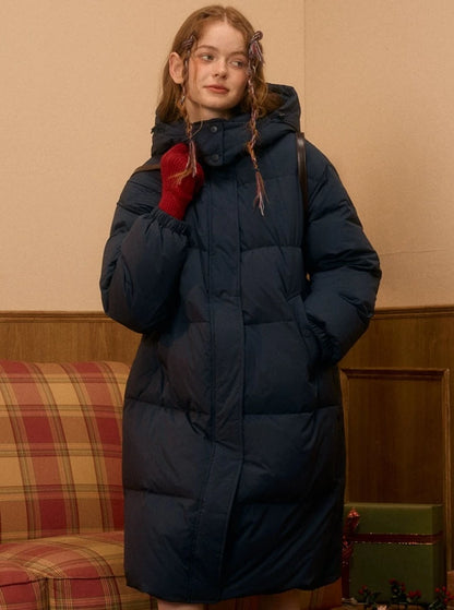 Medium duck down coat