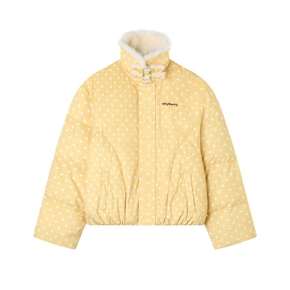 Polka Dot Down Jacket