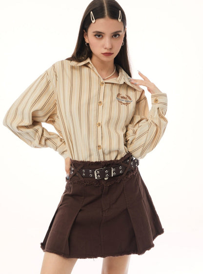 American vintage high-end corduroy Shirt