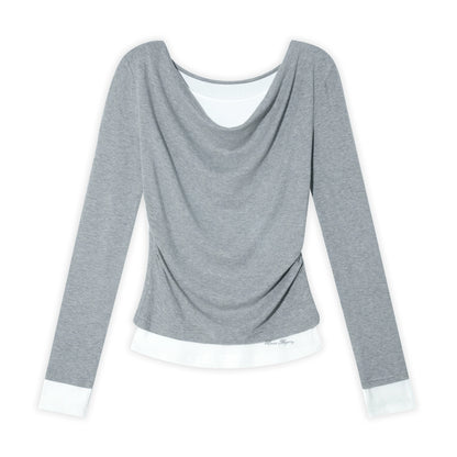 Swing Slim Fit Patchwork T-Shirt