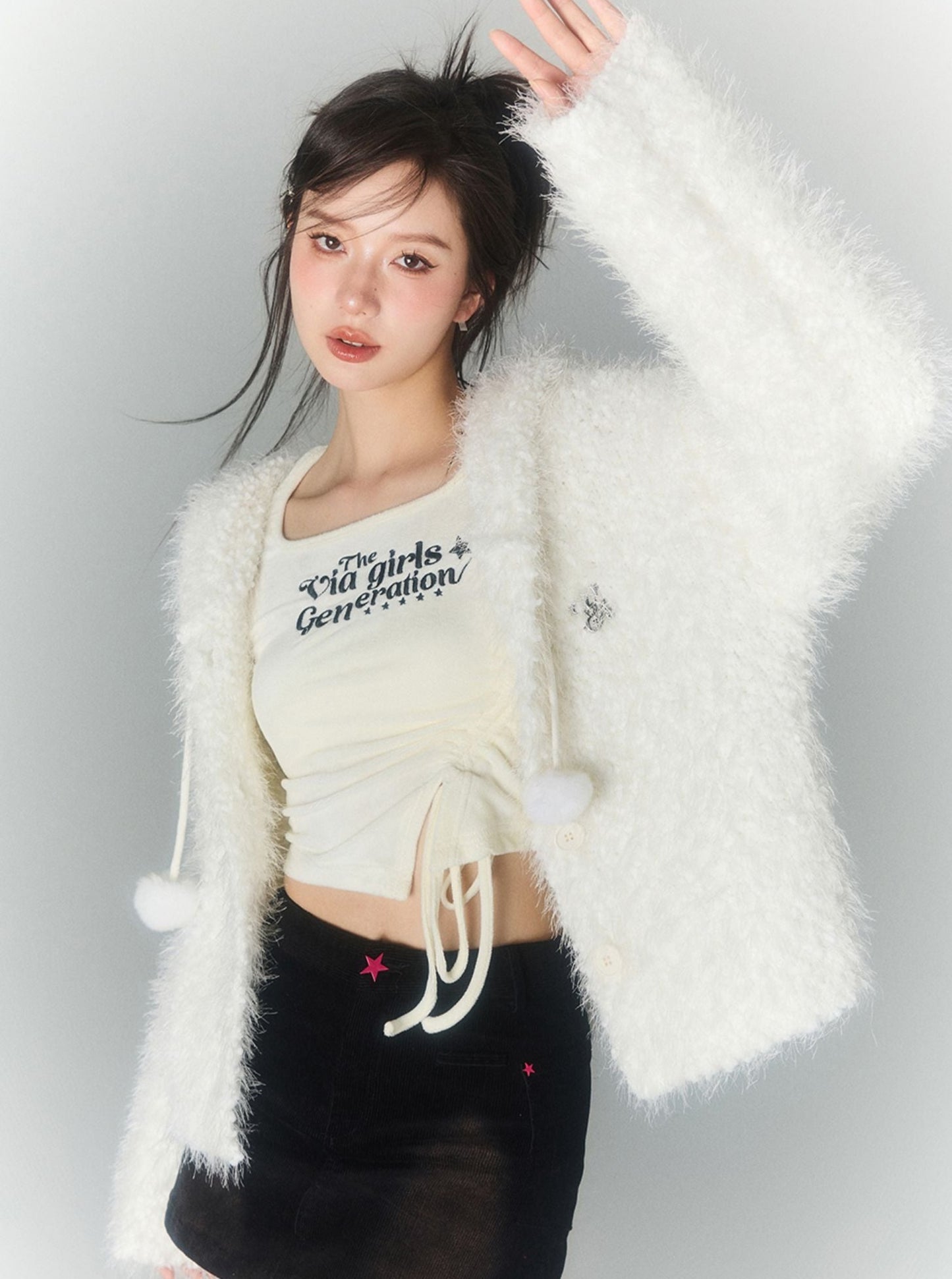 Hairball knit jacket