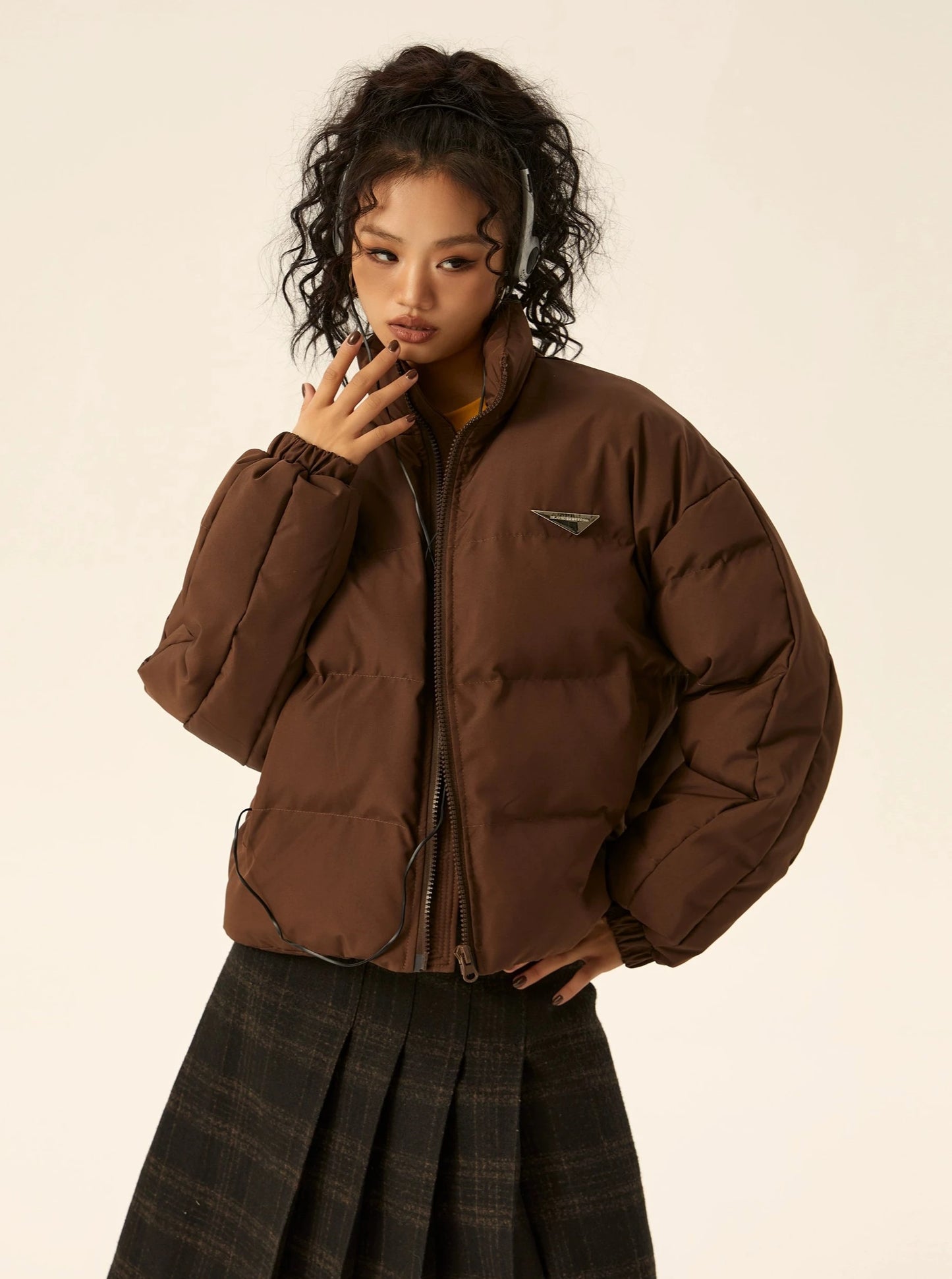 Long-sleeved Loose Down Jacket