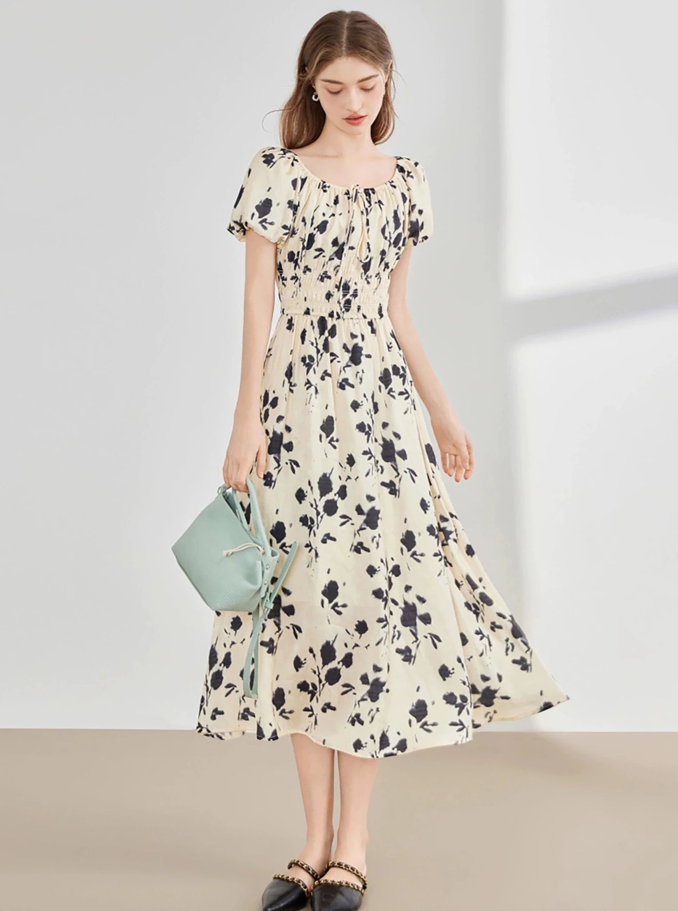 Tea Break Floral Kleid