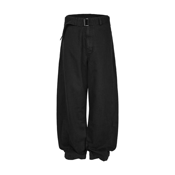 Flutter Belt High-Waisted Machete Pants