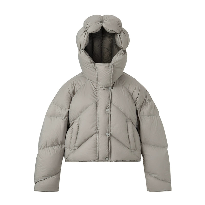 Hooded Short Down Jacket