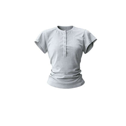 Henry Collar Slim-Fit T-Shirt Set-Up