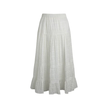 Patchwork Lace A-Line Skirt