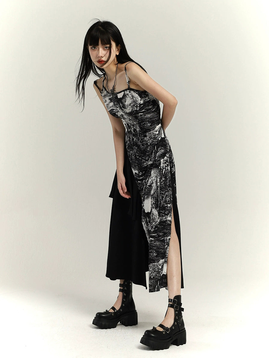 Chinese Suspender Dress