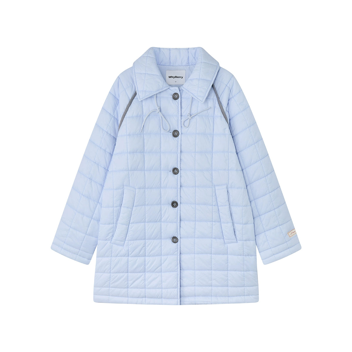 Light Quilted Mid-Length Coat