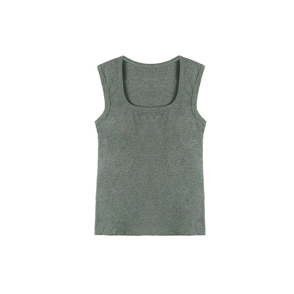 Solid Color Base Vest Top