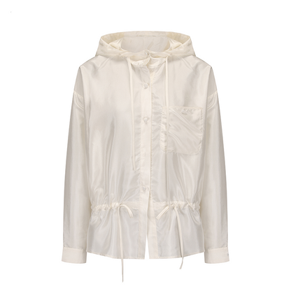 Soft Glow Hooded Jacket & Skirt Set-Up