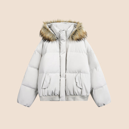 Retro Hooded Down Jacket