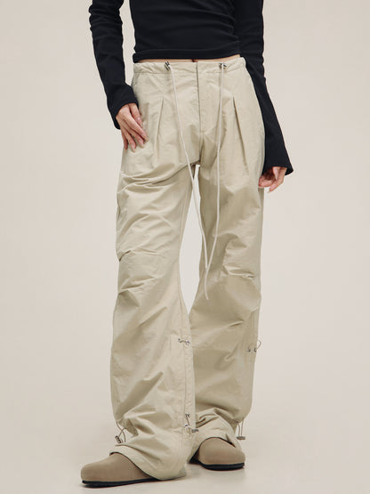 American Vintage Drawstring Bootcut Leg Pants