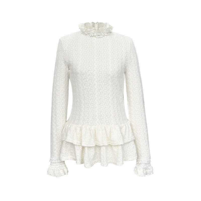 Christmas Doll Collar Tweed Dress Set-Up