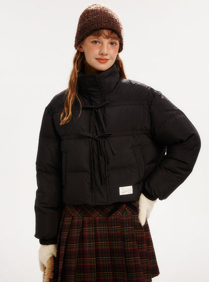 Stand Collar Short Down Jacket