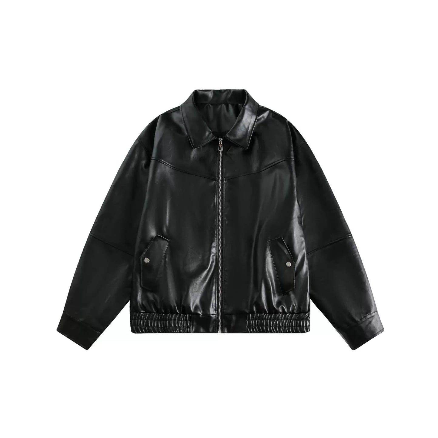 American Retro Black Leather Jacket