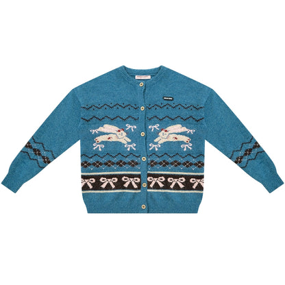 Autumn Vintage Rabbit Cardigan