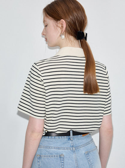Contrasting Stripe T-Shirt