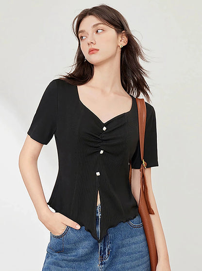 Versatile Temperament Knit Top