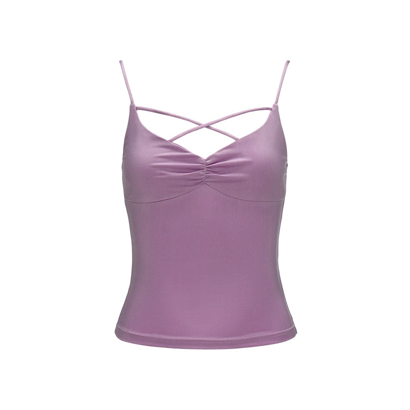 Sleek Cross-Strap Tank Top
