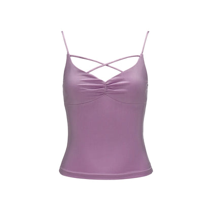 Sleek Cross-Strap Tank Top