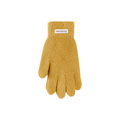 Wool Fine-Knit Winter Gloves