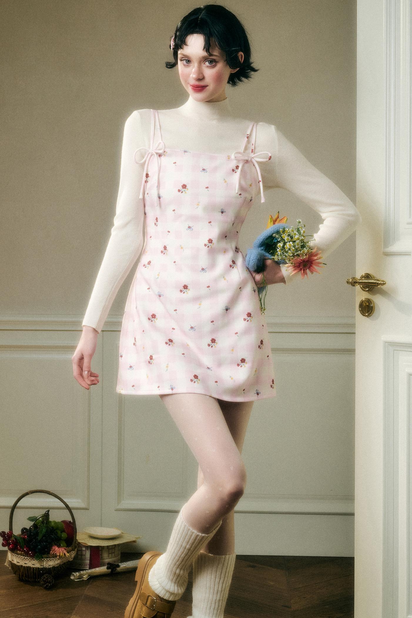 Floral Print Slip Dress