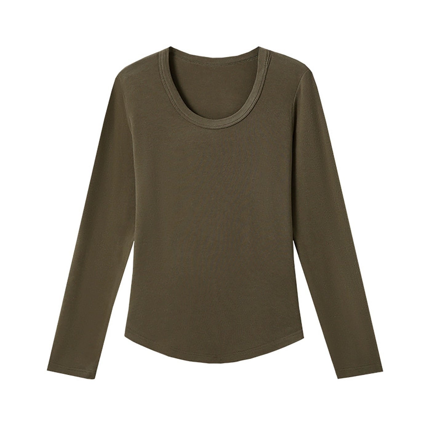 Tencel Wool Crew Neck Top