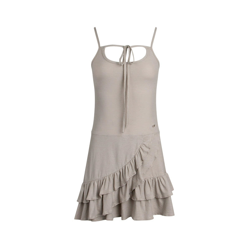 Lace Knitted Slip Dress