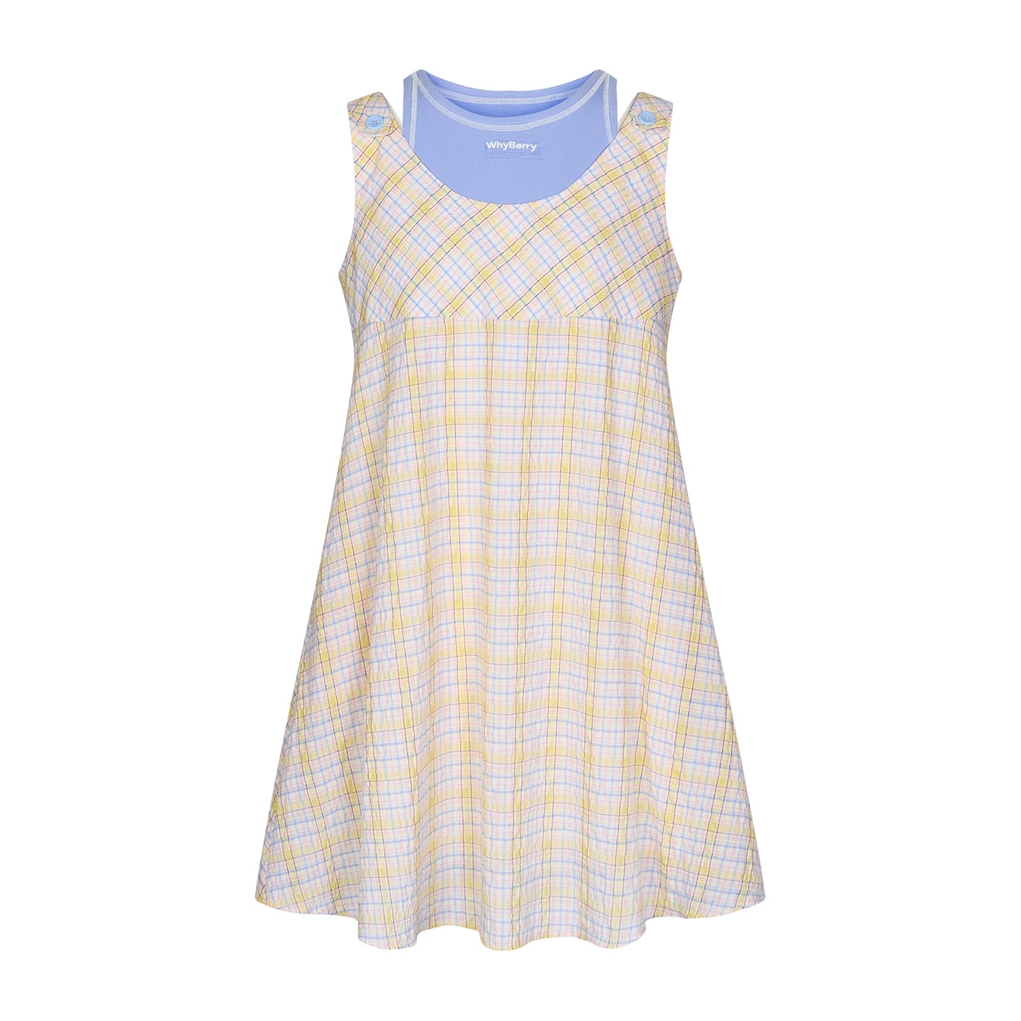 Tangerine Playful Clash Dress