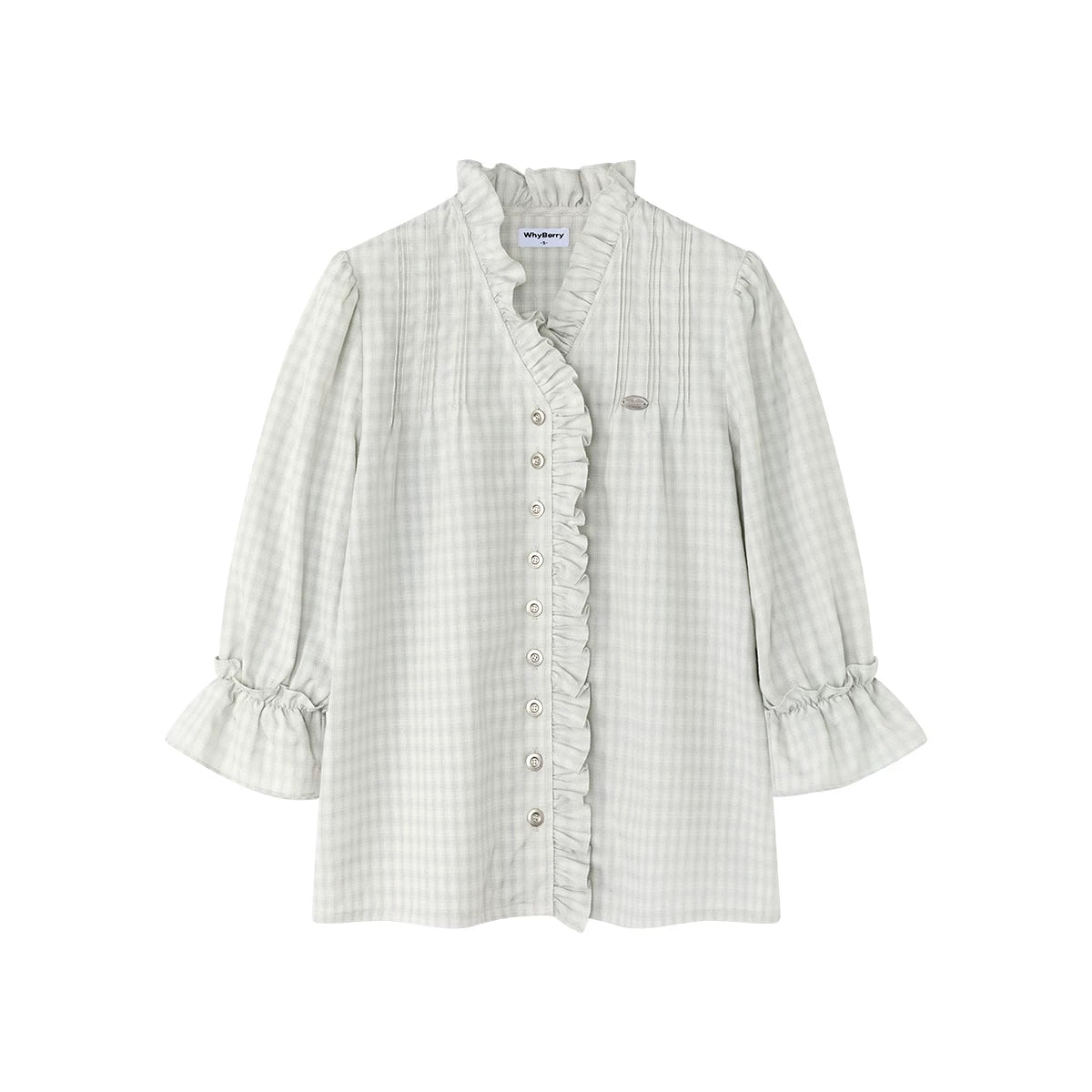 Flower Day Plaid Shirt