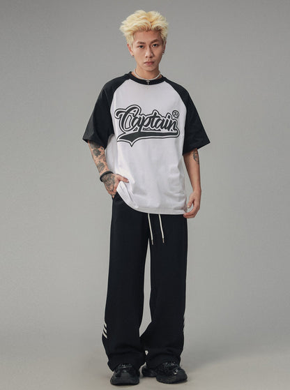 Amerikanische Retro Drei-Barren-Sweat Pants