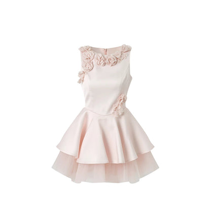 Three-Dimensional Floral Dress