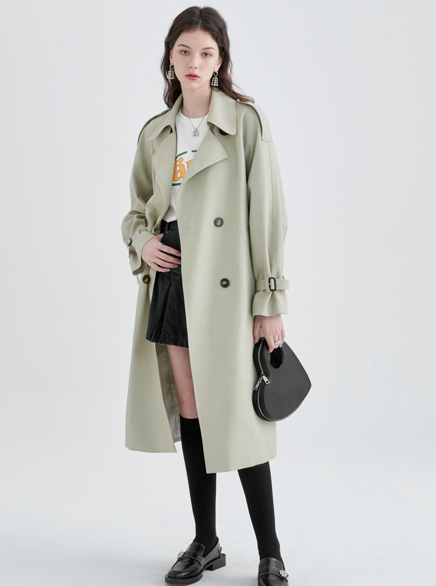 Thin British Style Trench Coat