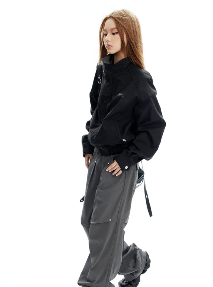 American Stand Collar High-End-Trenchcoat