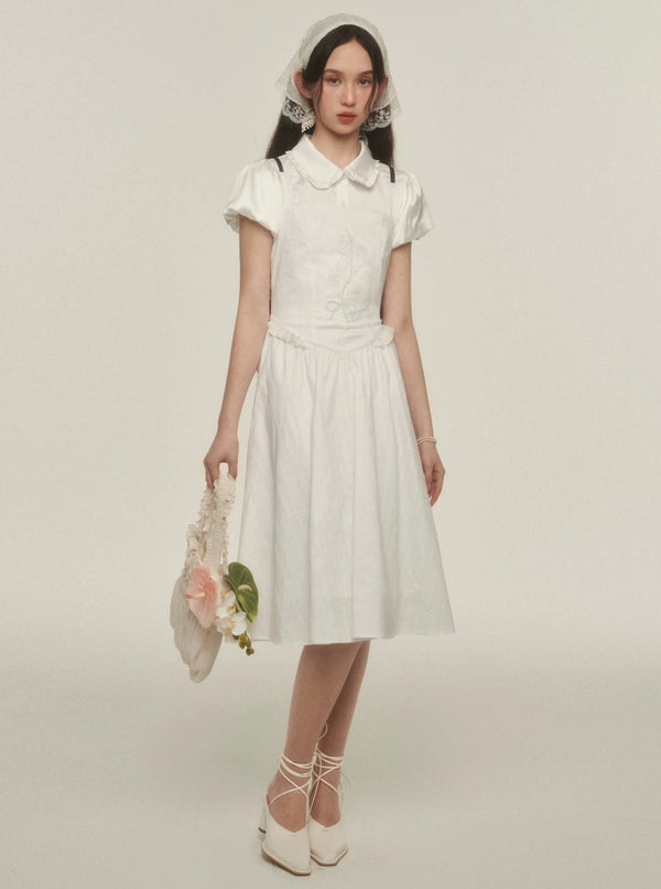 Chime Embroidered Slip Dress