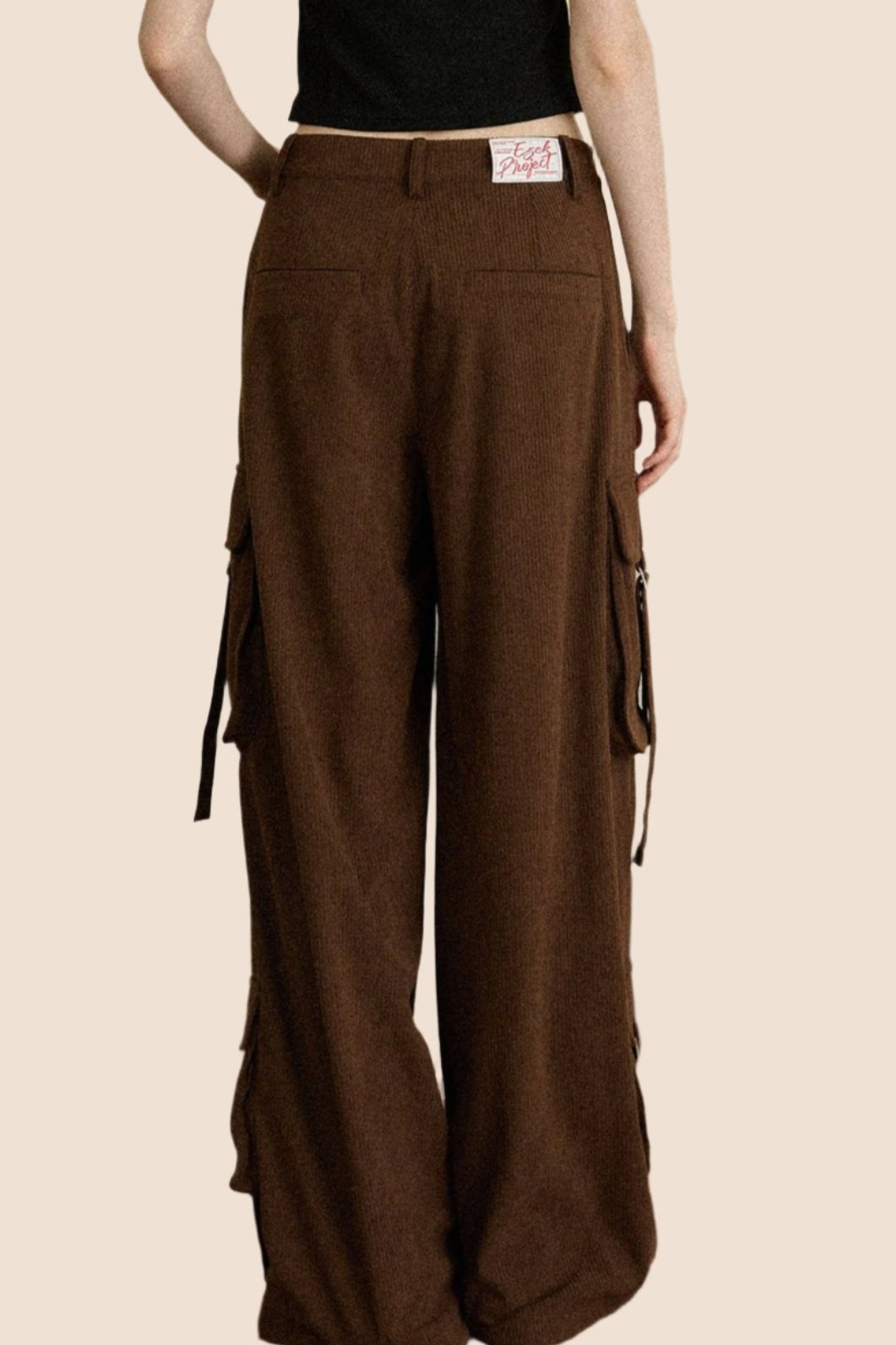 Loose Pleated Mop Pants