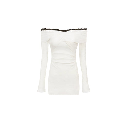 Spicy Twist One-Shoulder Dress